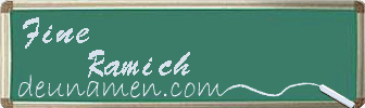 Fine Ramich Visitenkarte